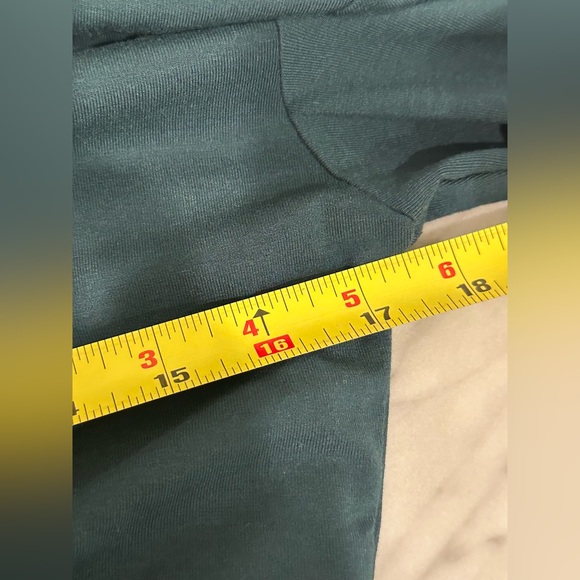 Open Edit Green Long Sleeve Mini Dress - Picture 7 of 7